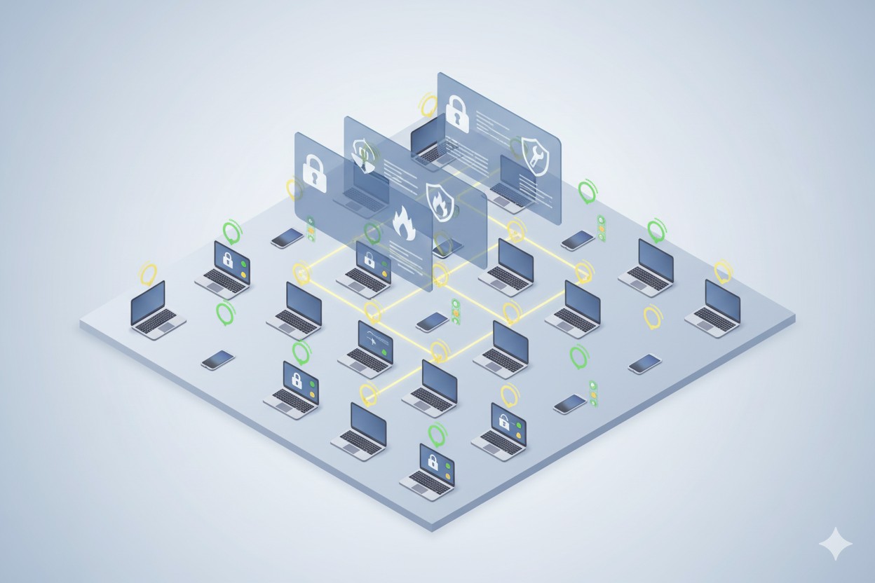 Kuvituskuva: JumpCloud keskitetty hallinta