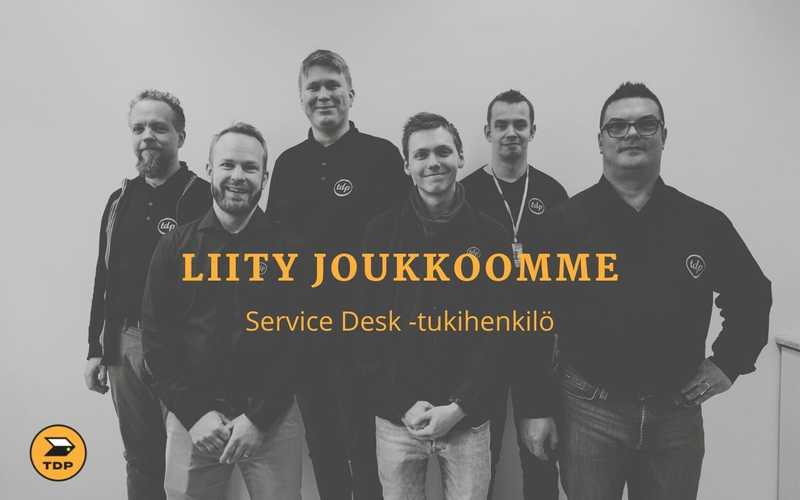 Kokoaikainen Service Desk -tukihenkilö haussa