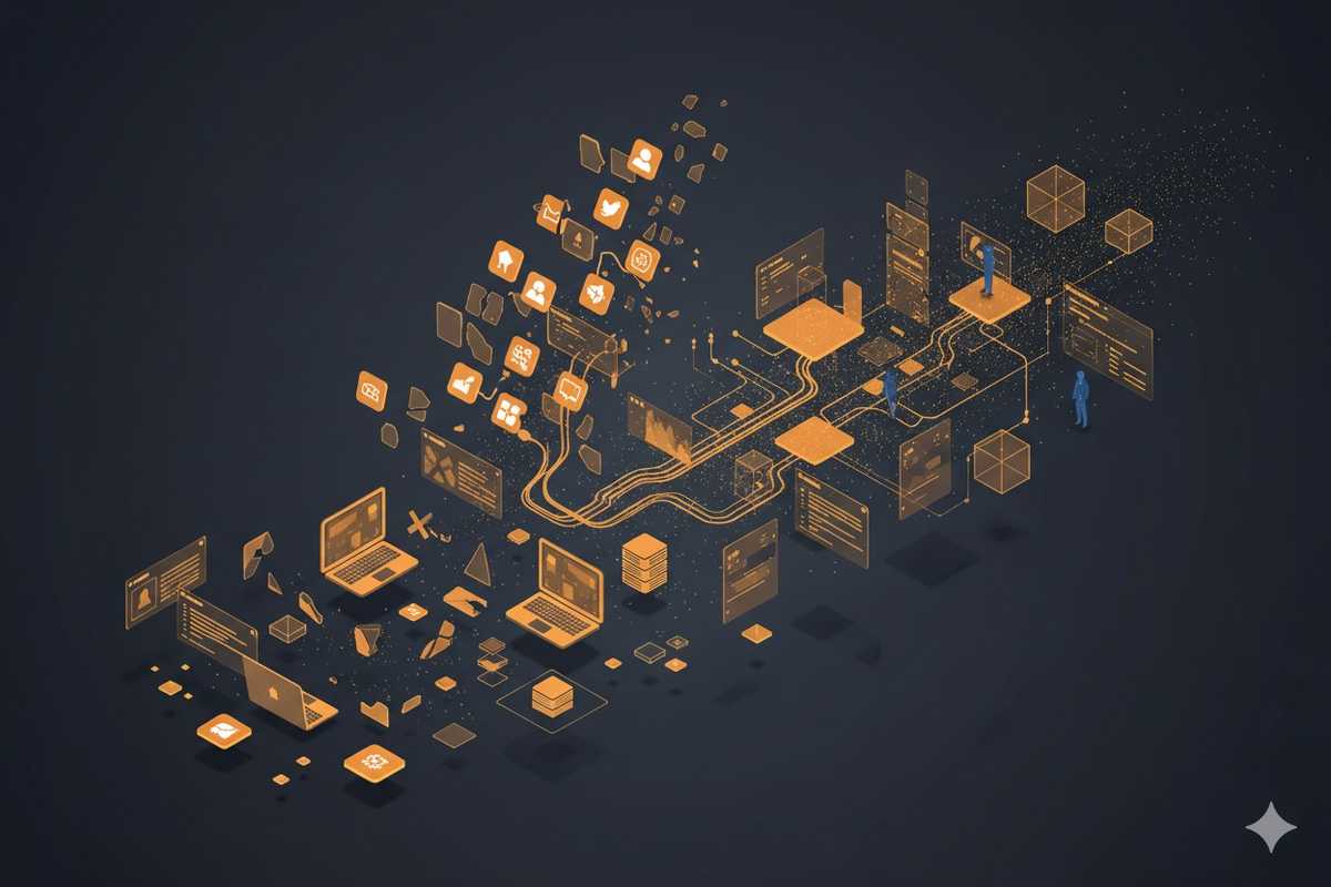 Kuvituskuva: IT laitteet ja hallinta